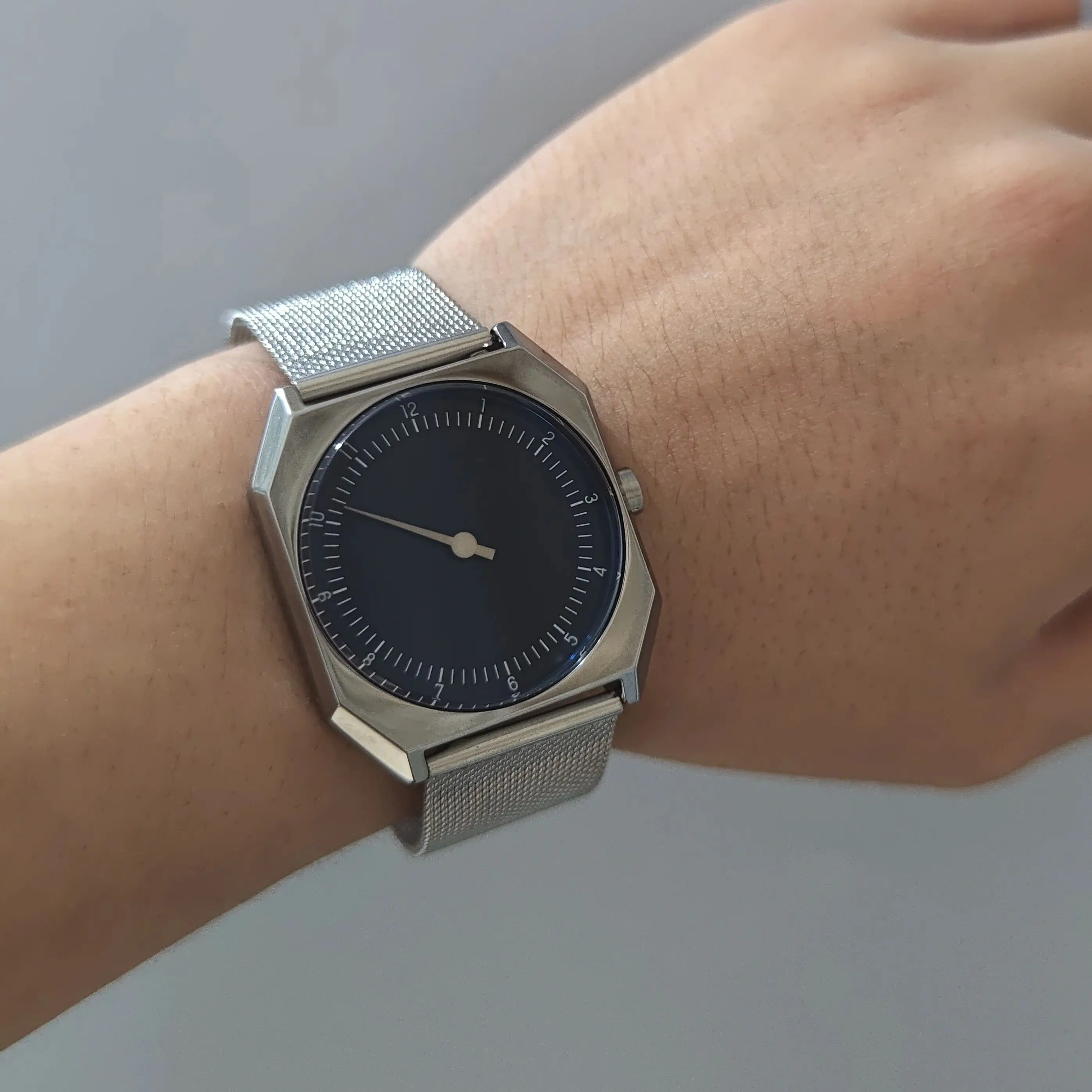 SKU Retro One Pointer Watch for Men - Vintage Style Square Quartz Watch Unique Design Fashion Wristwatch for man men alloy watch