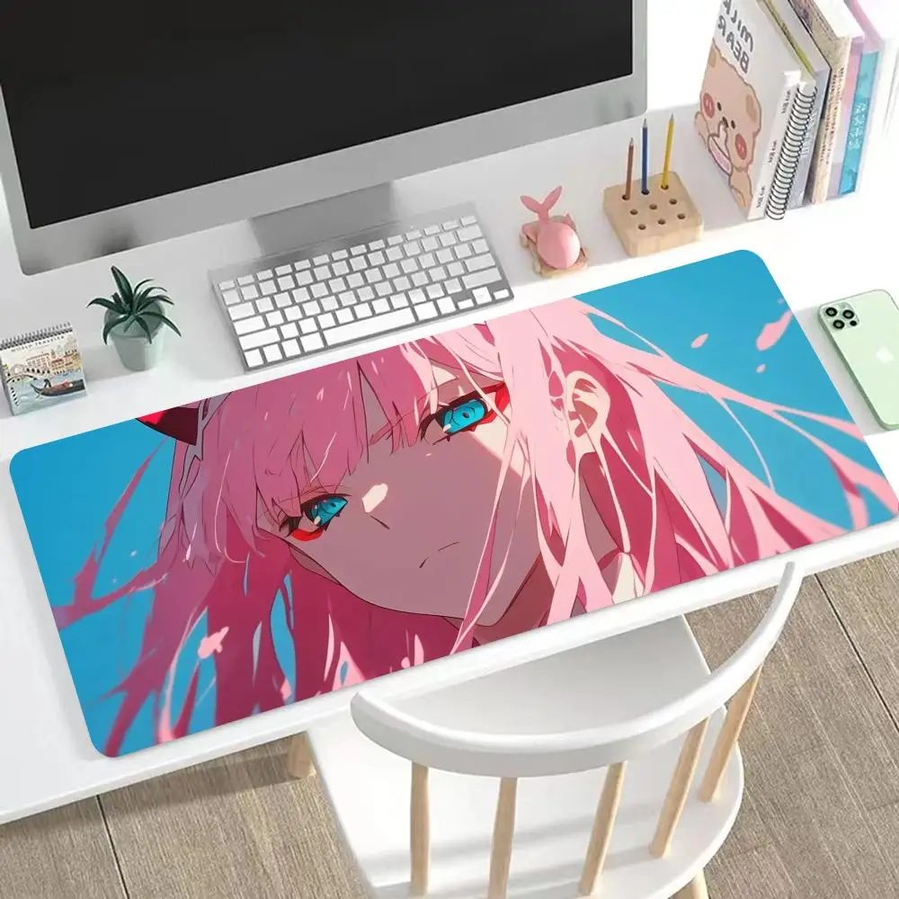 

Zero two Mouse Pad Cute HD Mousepad Pad Extended Gaming Keyboard LargeMousepad 90x40cm XXL Gamer Mousepad