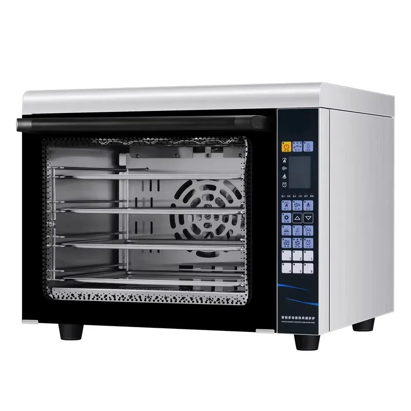 Commercial High-Speed Forward Fan 4-Tray Stainless Steel Hot Air Circulating Drying Oven Multi-Functional Air Fryer for