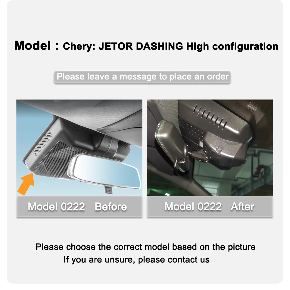 For Chery Jetour Da Sheng 2022 2023 4K Plug And Play Car Video Recorder Wifi DVR Dash Camera Dashcam Night Vision