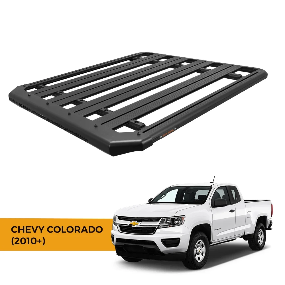 

SAN HIMA Universal 4X4 Off Road Cargo Carriers Car Roof Luggage Racks Platform Pickup Roof Rack for Chevy Colorado 2010+