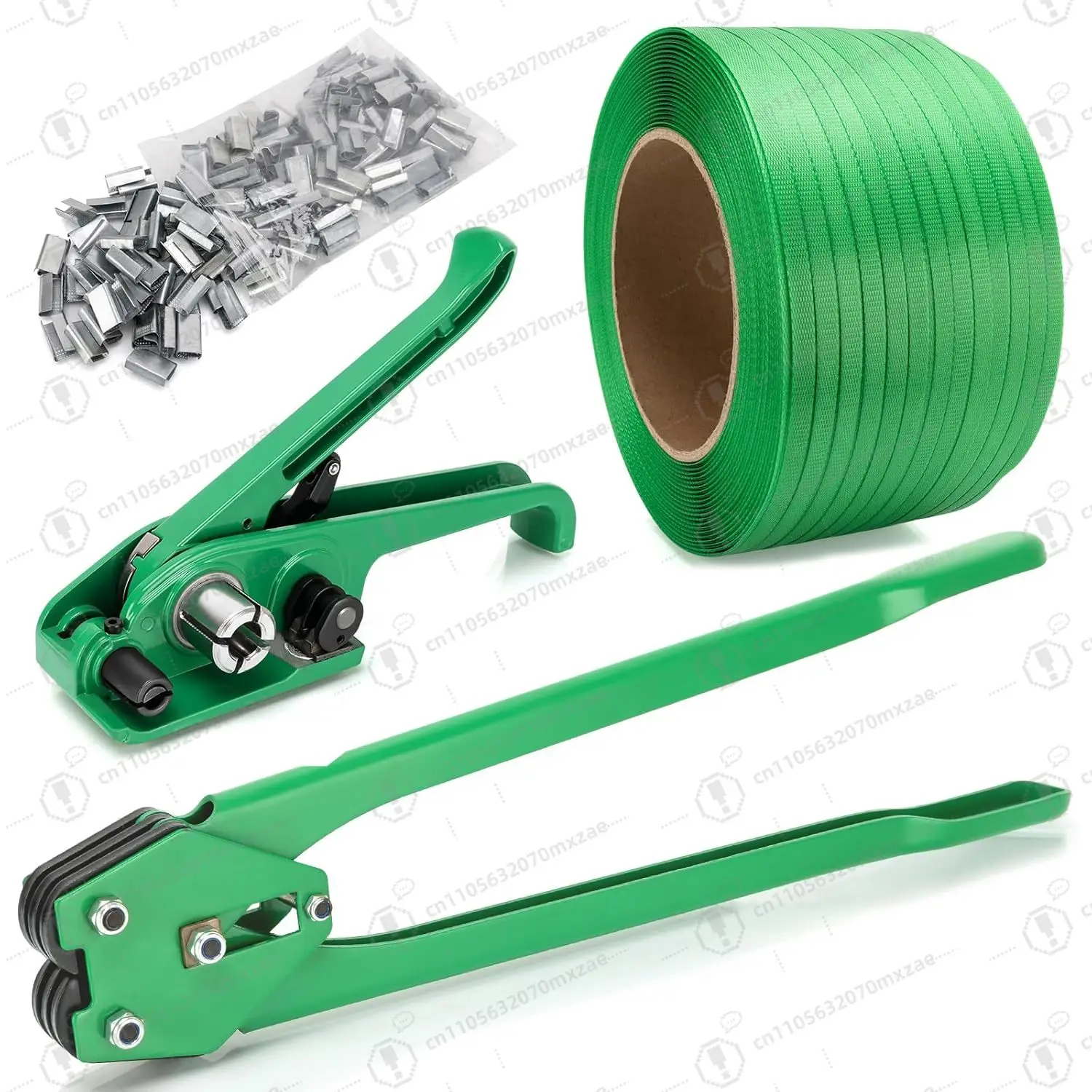 

Heavy Duty Banding Strapping Kit with Tensioner Tool Sealer Tool and 200 Metal Seals Strapping for Packaging Moving Shipping