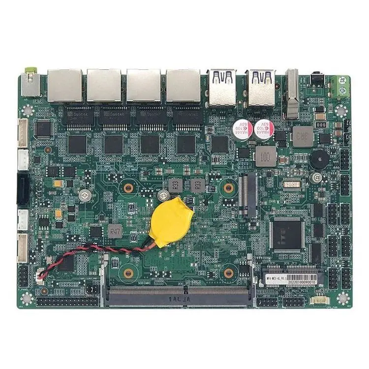 Computer a scheda singola da 4" Comet Lake Core i5 10210U Quad Core Scheda madre industriale con 4 Lan Gbe 6 COM 16 bit GPIO