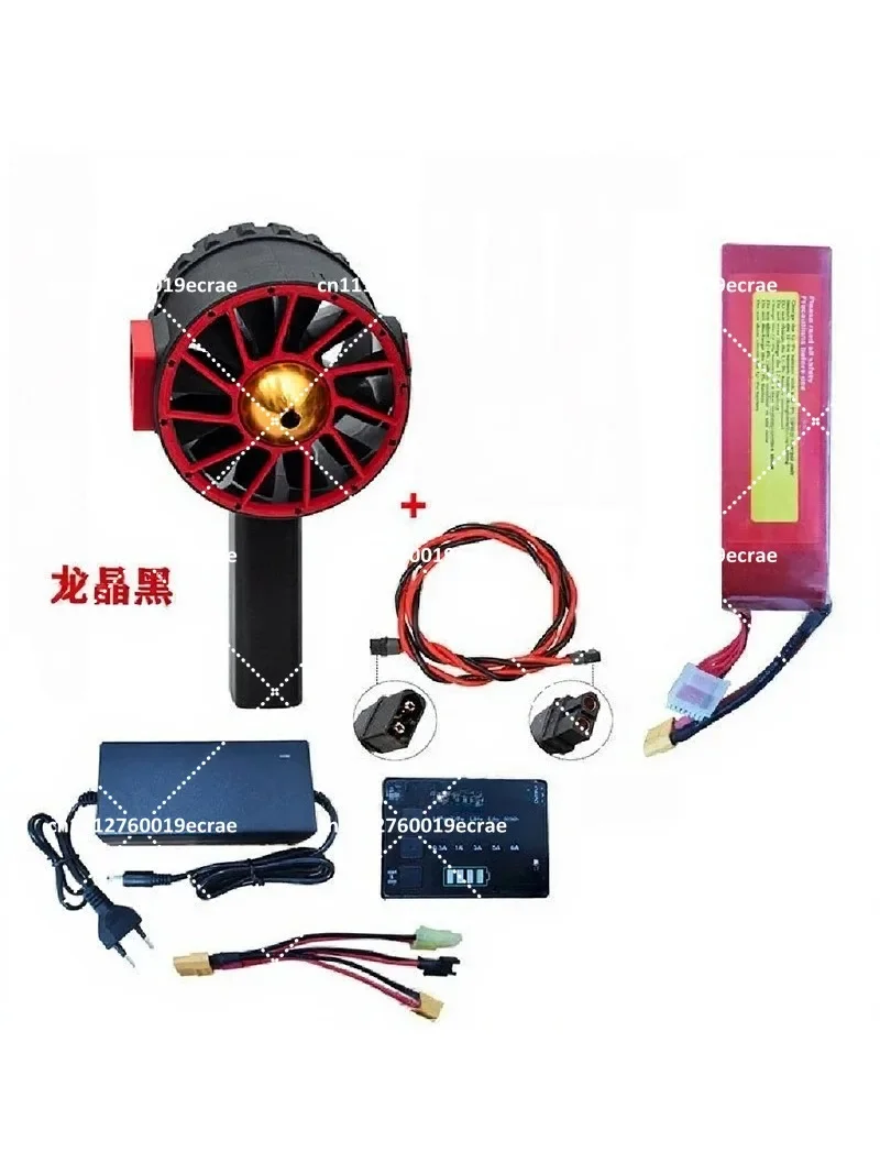 Mini Turbo Jet Fan 90mm High Speed Brushless Motor Blower Instant Thrust 5kg/s 3000W Duct Fan for Instantaneous Power Delivery