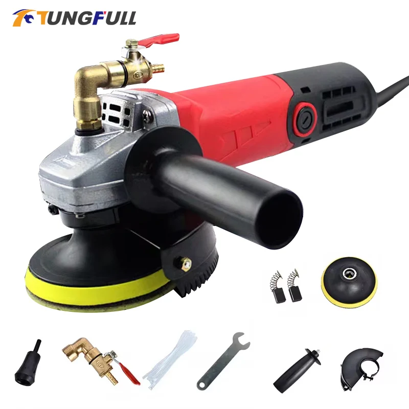 220V Electric Polisher Car Polishing Machine Wet Stone Polisher Grinder Waxing Machine DIY Furniture Grinding Polishing Tool ﻿