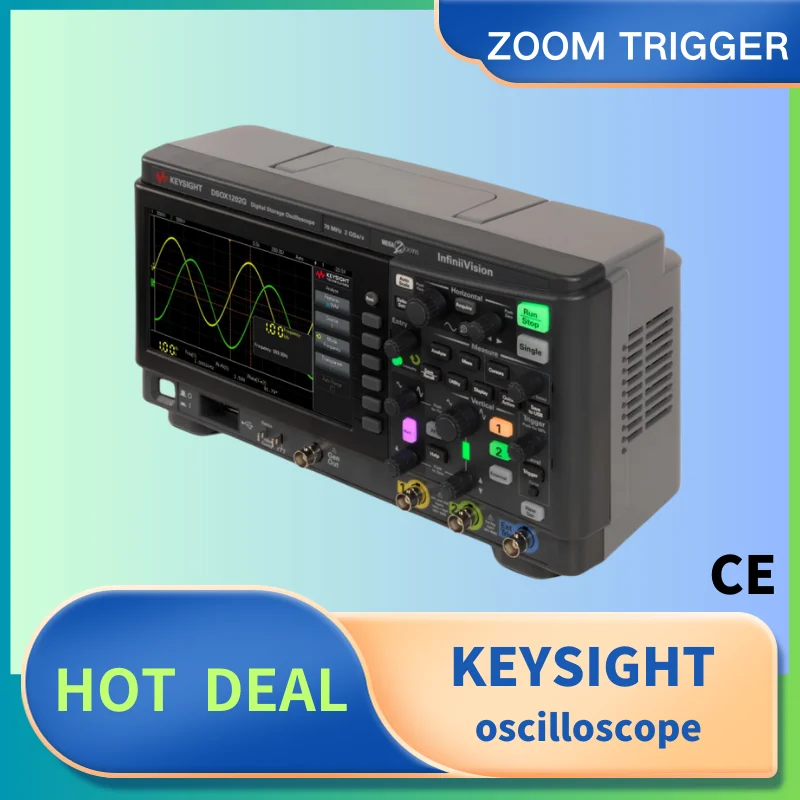 

Осциллограф Keysight DSOX1202G 70 МГц 2 канала 2 GSa/s 2M точки 1 шт.