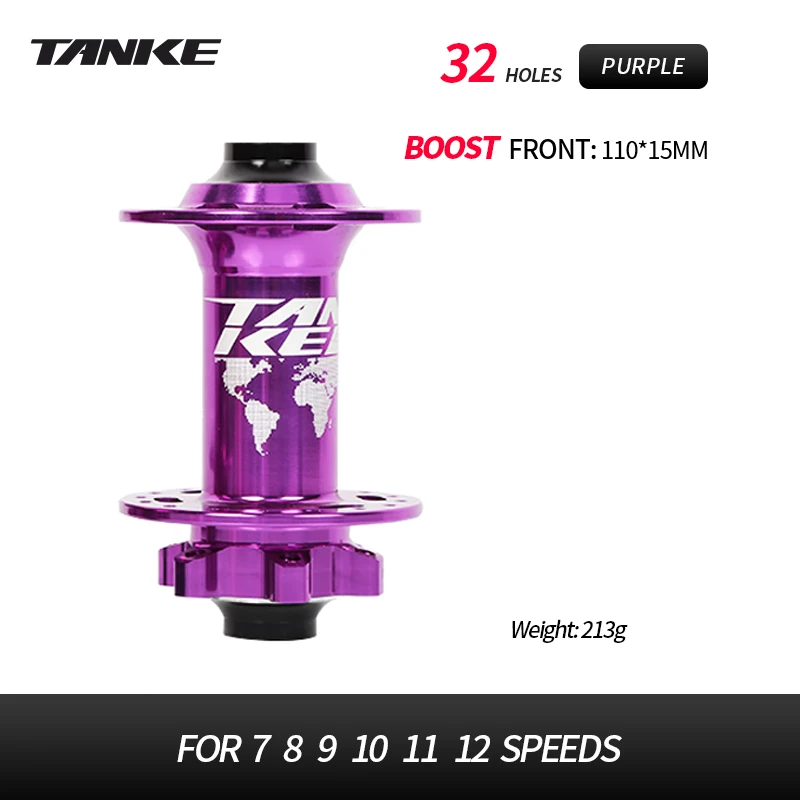 TANKE-Boost 12x148,15x110,Aluminum Bicycle Hub,32 Holes 120 Clicks