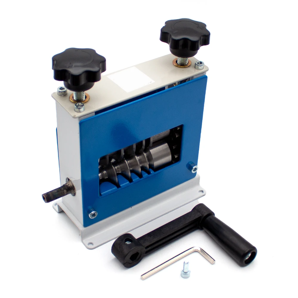 Manual Wire Stripping Machine for Copper Cable Recovery, 0.5-17mm Multi-Hole Cable Stripper, Hand Crank & Electric Drill Compati