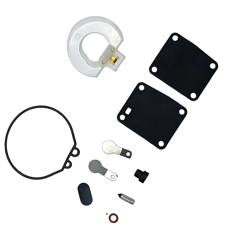 Outboard Engine Carburetor Kit for 3HP 4HP 5HP 6HP 8HP 9.8HP Motors Fits OEM Numbers 6G1-W0093-00 and 369-871221-1