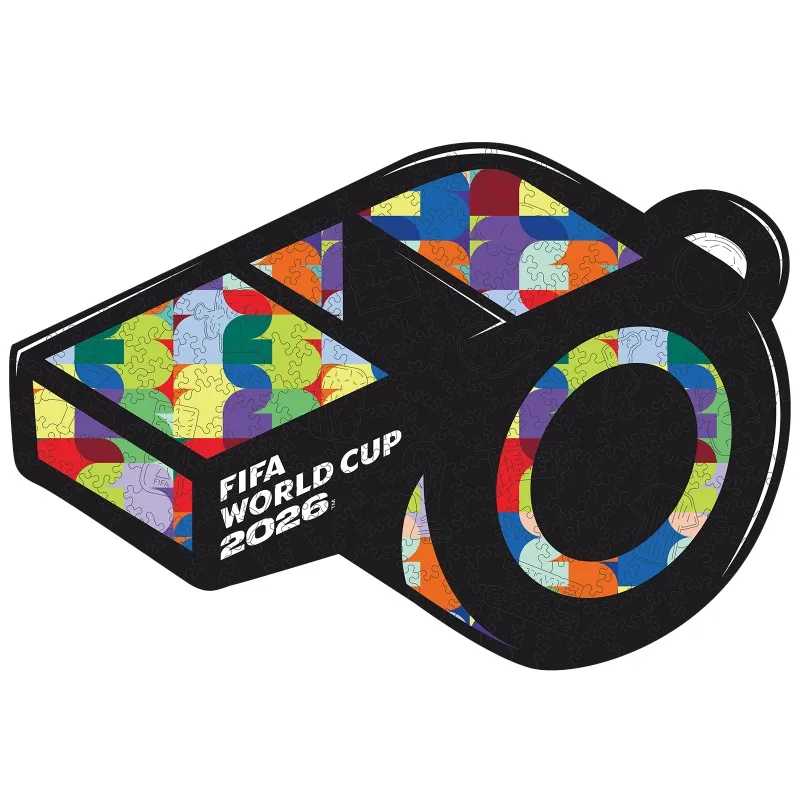 

High Quality Wooden Jigsaw Puzzle FIFA World Cup Whistle Pattern Educational Game Home Wall Art Decor Perfect Gift for Sports