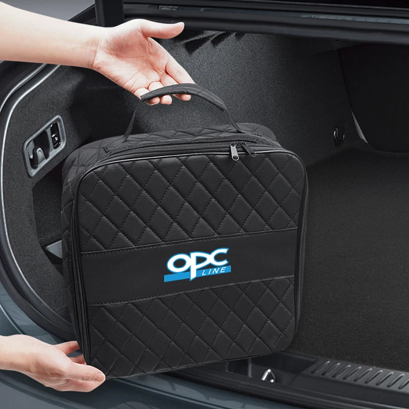 

Car Storage Bag Leather Organizer Case For Opel OPC Corsa D Astra Insignia Mokka DX Car Rechargeable Gun Storage Box Accessories