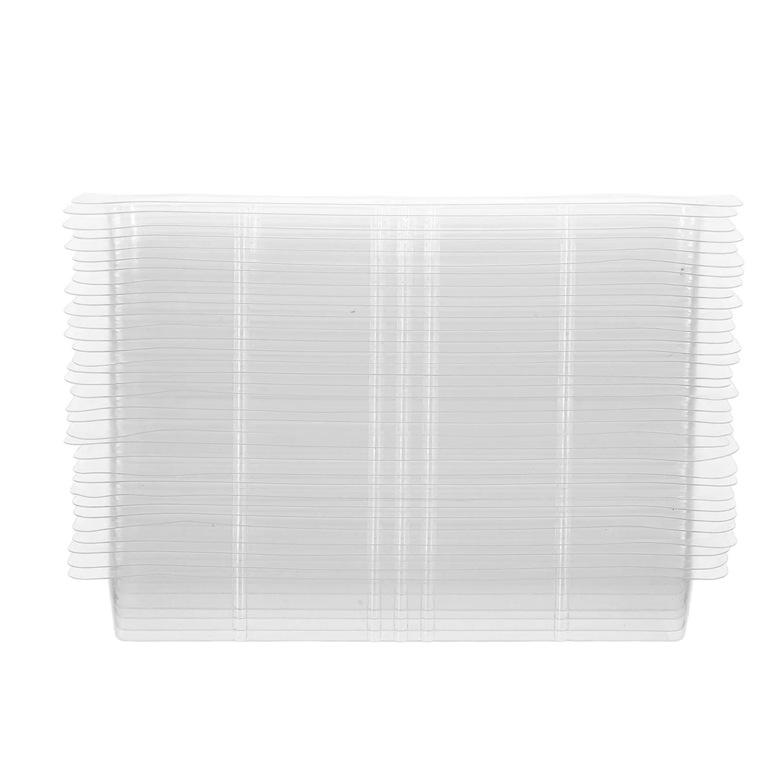 100Pcs Clock Hands Protective Covers Sturdy Lightweight Plastic Pointer Guard Box for Quartz Wall Clocks Dust Water Impact