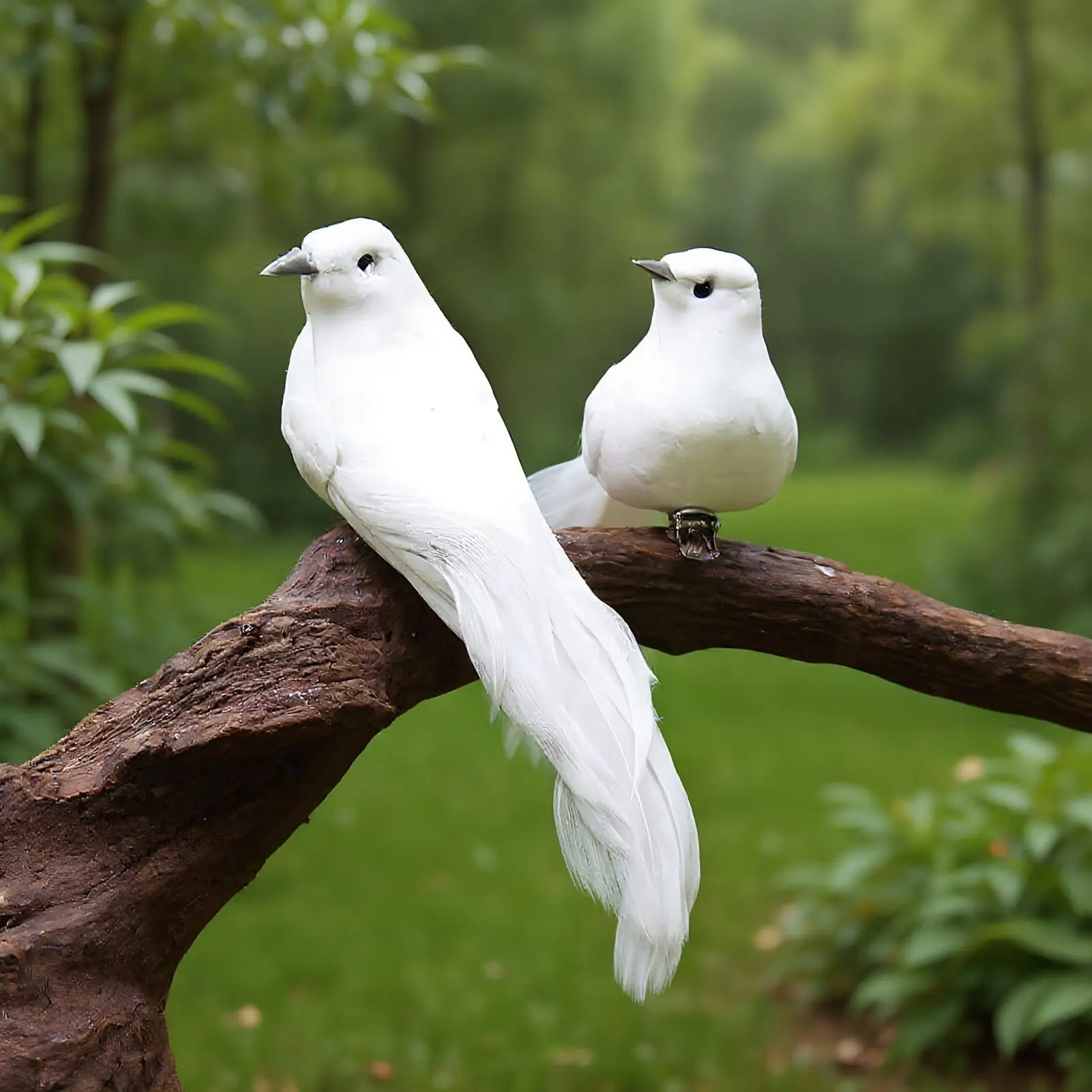 Künstliche Vögel, Weihnachtsdekoration, Kunsthandwerk, realistische künstliche Vogelornamente für Frieden, Advocate, Inneneinrichtung, Heimdekoration