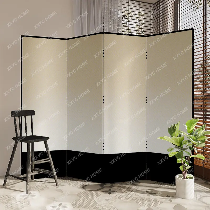 Mid-Ancient Minimalist Modern Accordion Partition Subareas Screens Living Room Bedroom and Household Custom Accordion Partition