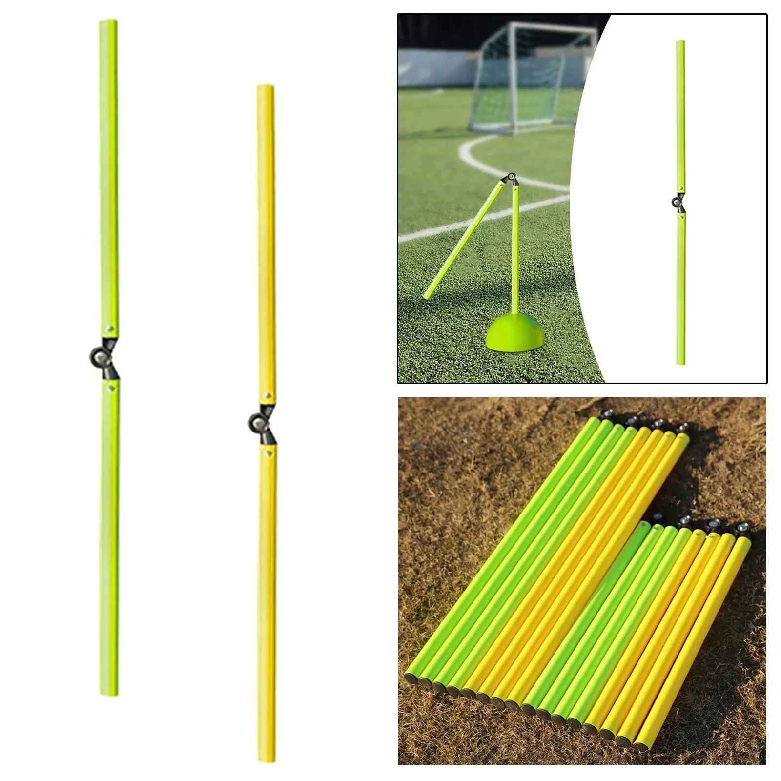 Soccer Agility Pole Football Sign Pole Improves Reaction Corner Flag Pole Football Training Pole Soccer Pole for Football