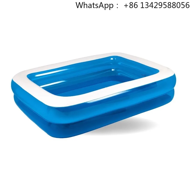 2m/2.62m/3m Outdoor Large, Reinforced, Durable Rectangular Inflatable Swimming Pool, Ideal for Outdoor Water Play