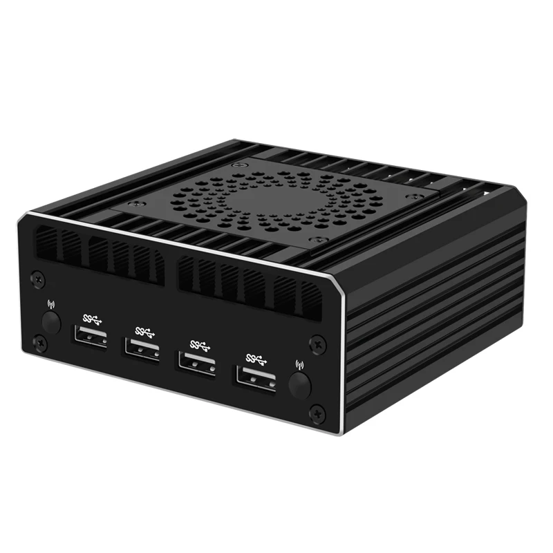 Router PC Intel i3-N305 N100 terbaru, PC Mini 2 * i226 2.5G 2 * HDMI2.0 2 * USB3.2 DDR5 4800MHz PCIex4 DIY NAS Firewall Server komputer