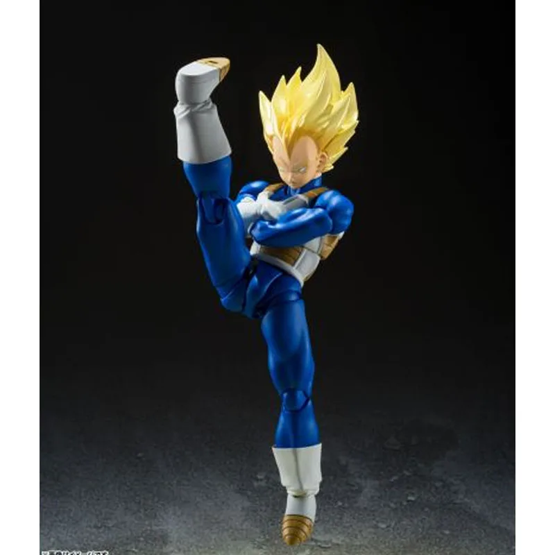 بانداي حقيقية S.H.Figuarts أنيمي الشكل سوبر سايان فيغيتا ألعاب شخصيات الحركة لصبي أطفال هدية تحصيل نموذج الحلي