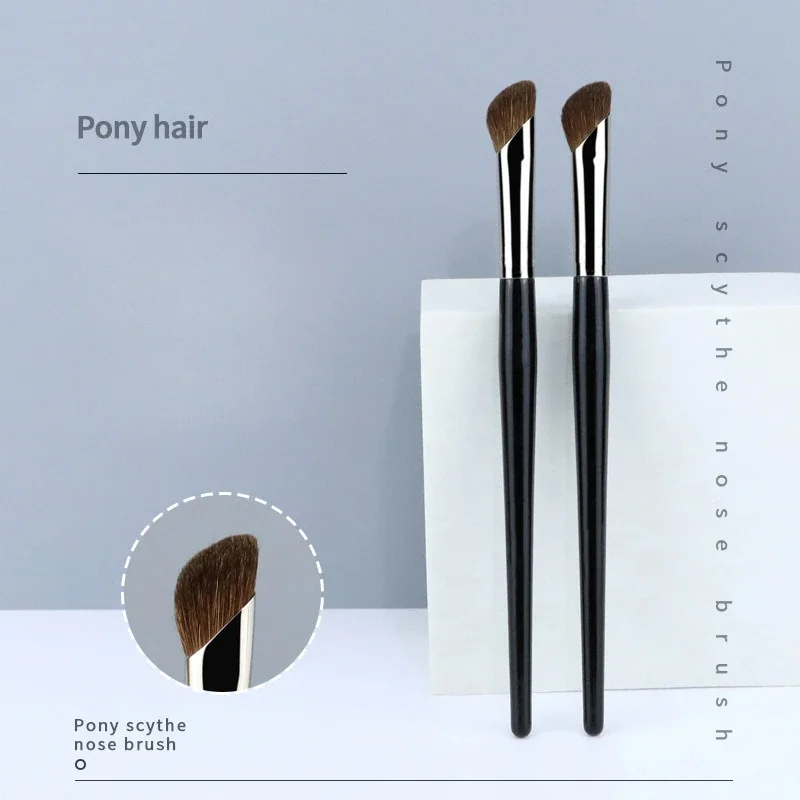 Pinceaux de maquillage pour fond de teint et anti-cernes synthétiques, brosse de contour, outil de beauté, couverture inclinée sans couture, crème liquide, cosmétiques