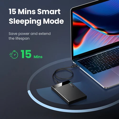 Imagen 2 del producto UGREEN-carcasa de disco duro externo SATA a USB 2,5, carcasa de disco duro para SSD, tipo C 3,0, 3,1