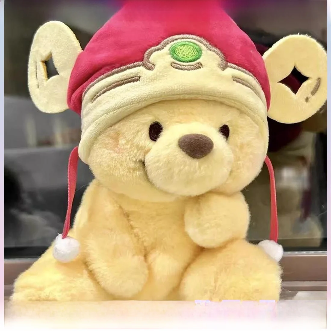 selumb-god-of-wealth-hat-plush-toy-winnie-the-pooh-birthday-gift-children-doll-soft-stuffed-animal-toy-for-ages-3-and-above