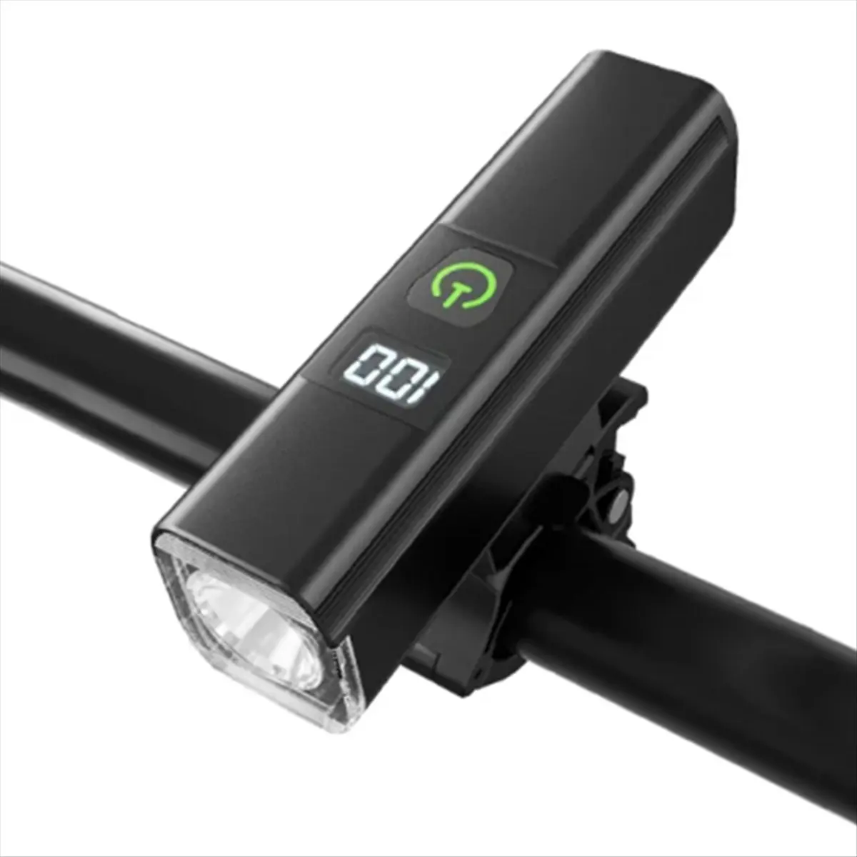 A61P Digital Display Bicycle Light USB Charging Outdoor Cycling Headlight 1300lm Hoisting Strong Light Mountain Bike Light