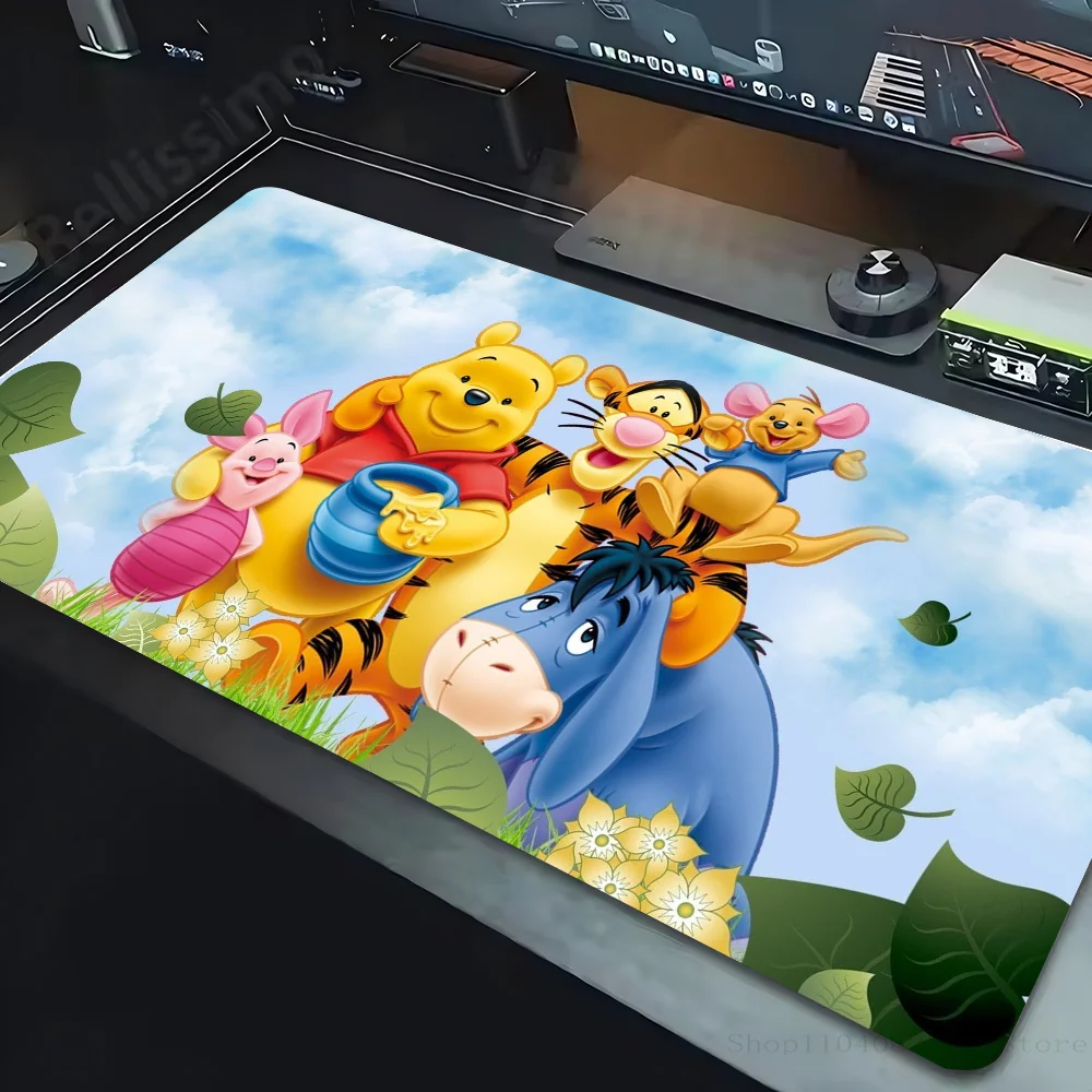 M-MINISO D-Disney W-Winnie The Pooh Mousepad Non-slip Suitable For Office Computers Laptops E-sports Game Desk Mats