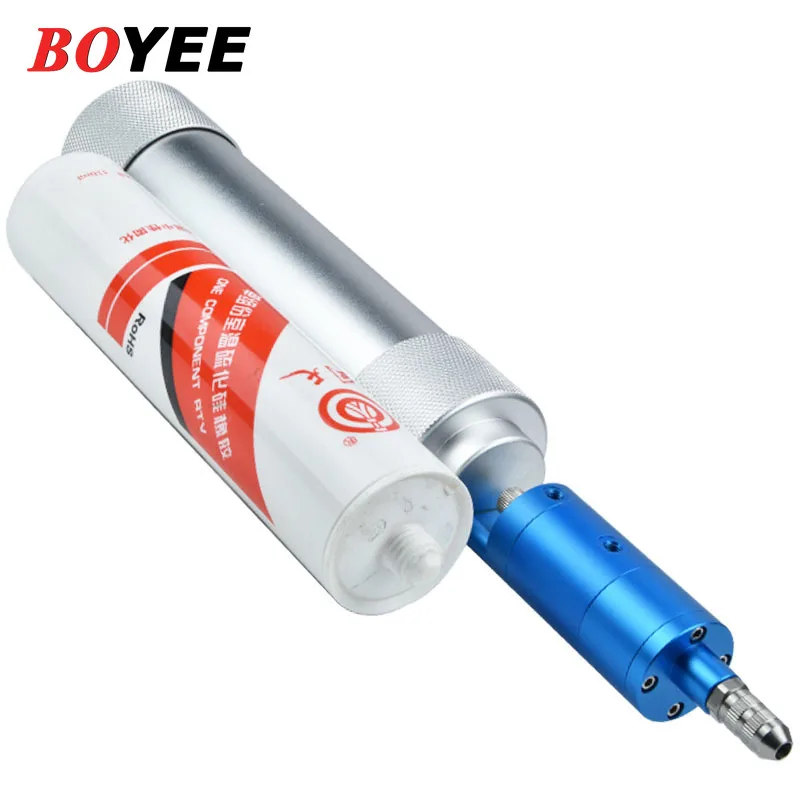 Back suction type large flow precision dispensing valve silicone cylinder 300cc cylinder glue valve integrated valve