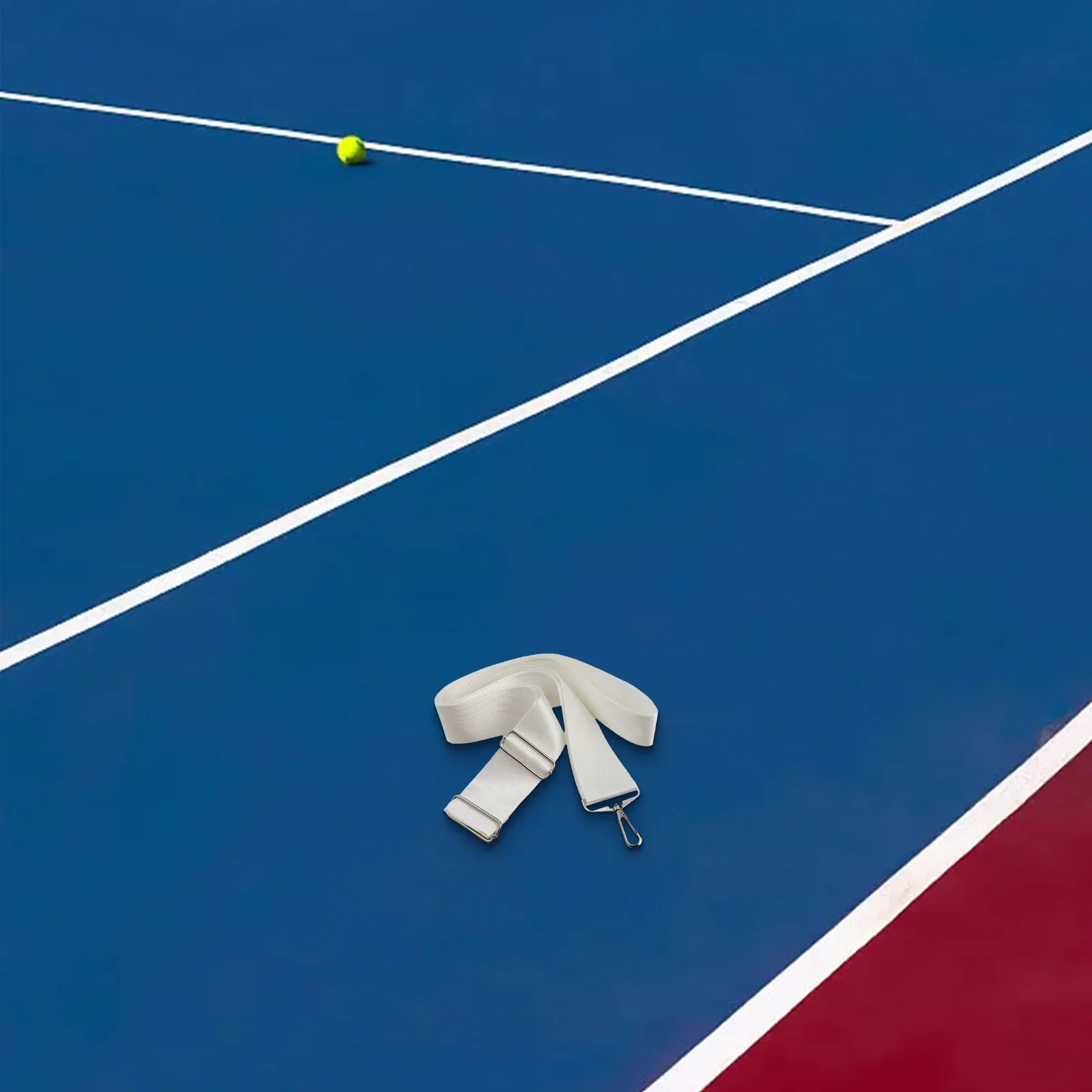 

Stainless Steel Buckle Tennis Games Adjustable Tennis Net Belt Stainless Steel Buckle Strap Adjusting Net Height