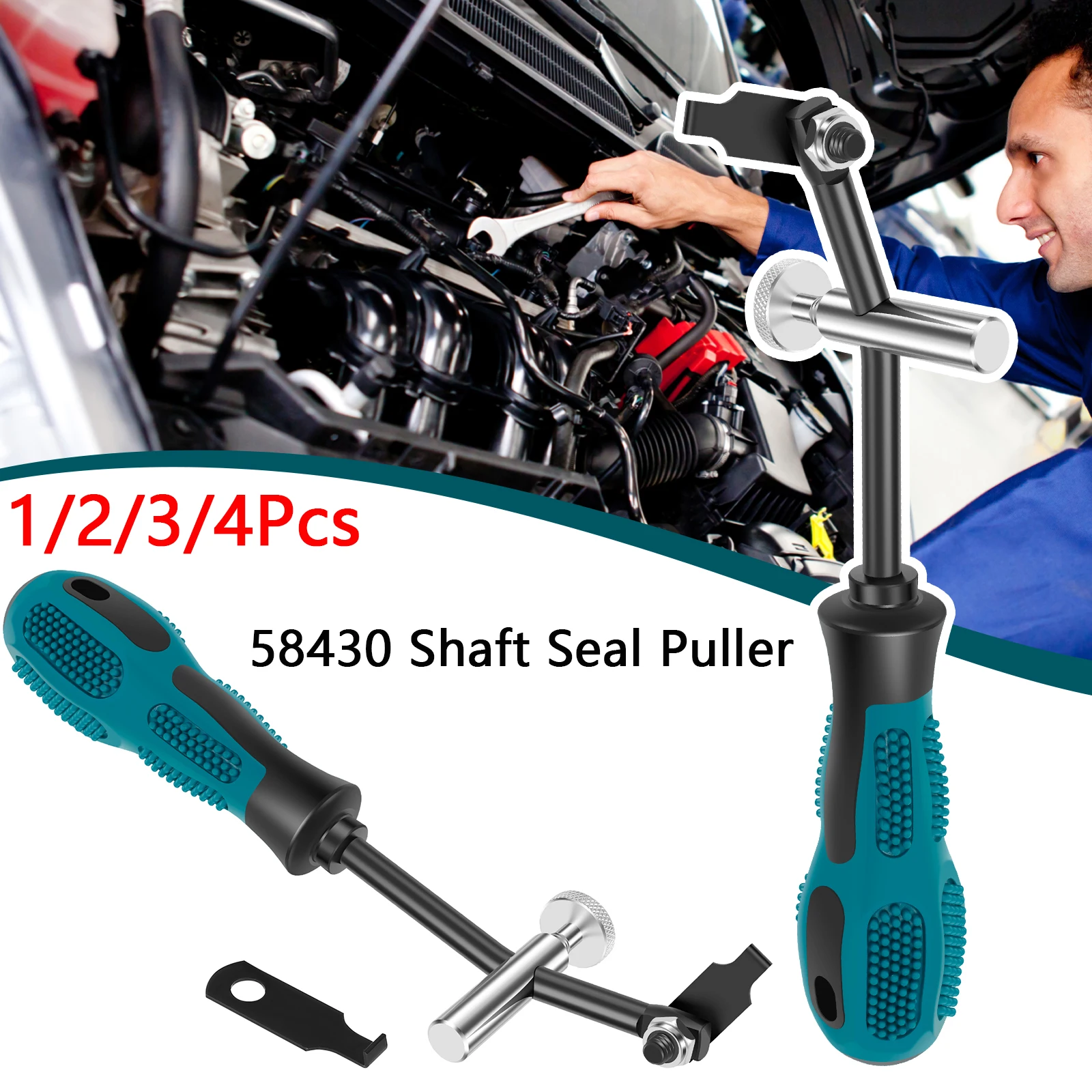 58430 Shaft Seal Puller Universal Car Auto Vehicle Motorcycles Seal Puller Repair Tools for Many Shaft/Seal Remove Tools for car