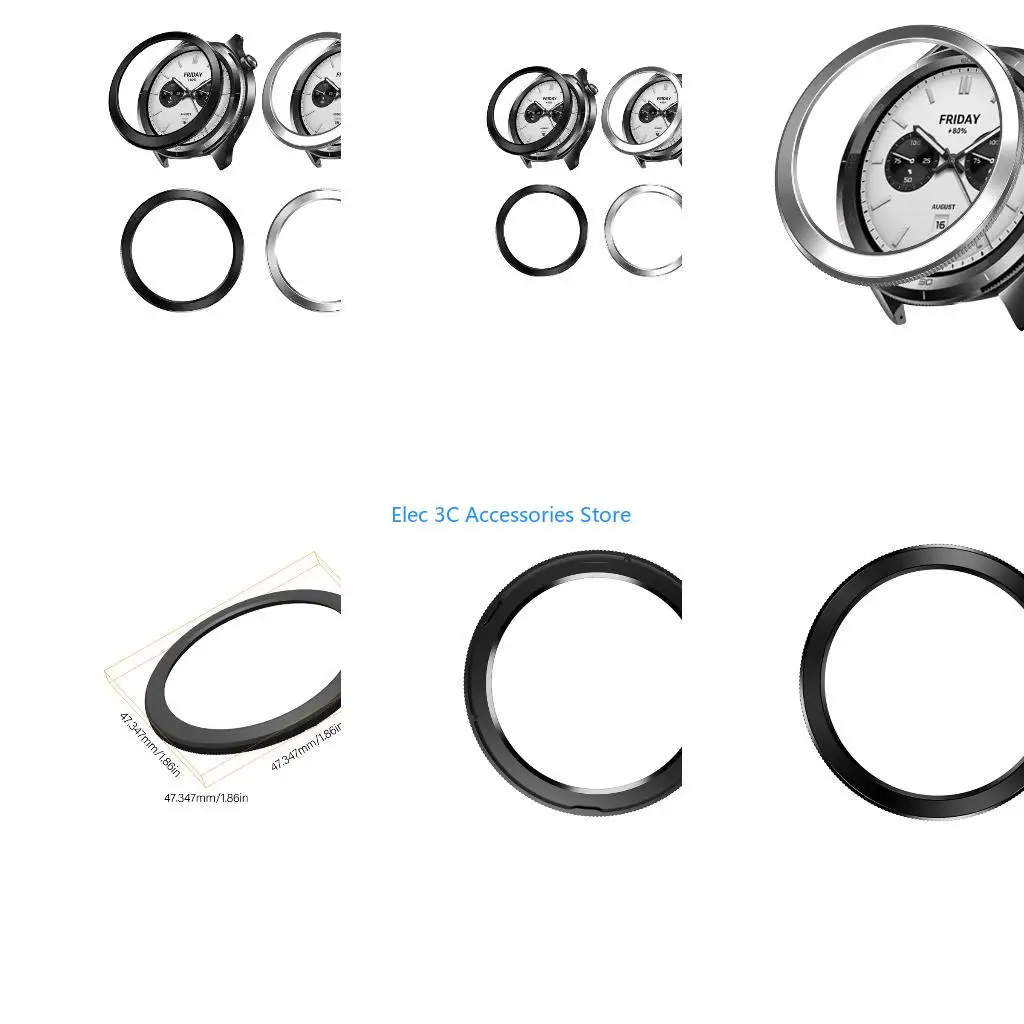 Y51A Impact Resistant Watch Bezel Cover for S4 Series Lightweight Shell Stylish