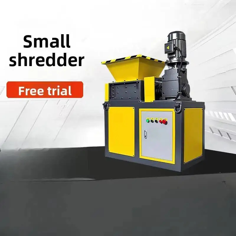목재 고무 타이어 쓰레기 플라스틱 산업용 파쇄기 다기능 소형 고철 분쇄기