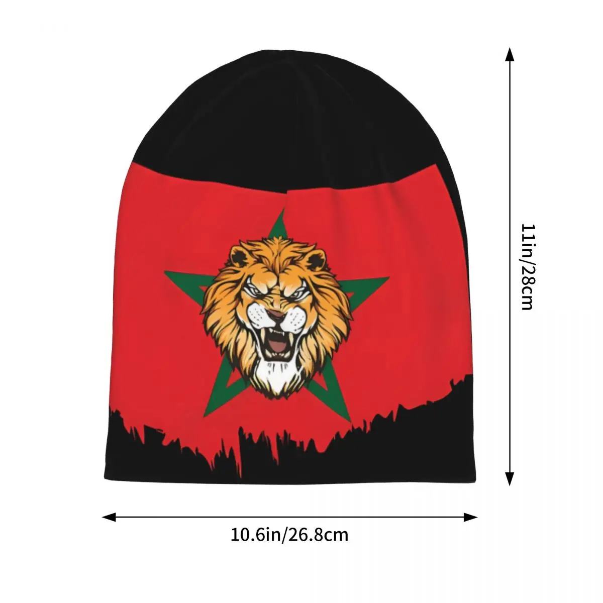 Morocco Flag Outdoor Hats Lion Thin Hat Bonnet Special Skullies Beanies Caps Men Women's Earmuffs