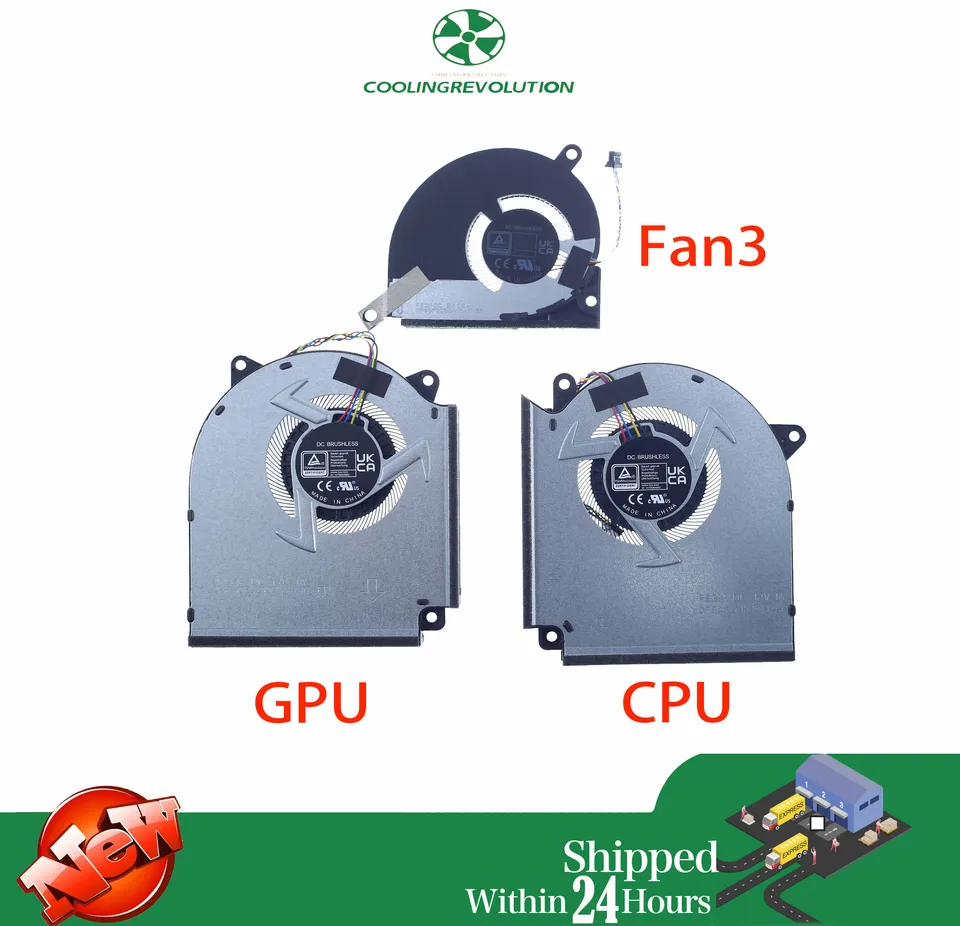 Laptop CPU GPU Cooling Fan for ASUS ROG Strix G614J G634J G614JI