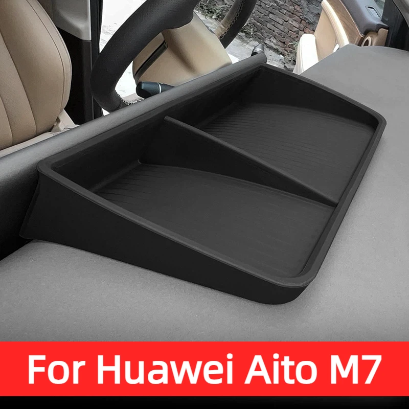 For Huawei Aito M7 Car Styling Center Console Instrument Panel Screen Rear Storage Box Tissue Box Rack Auto Modified Accessories