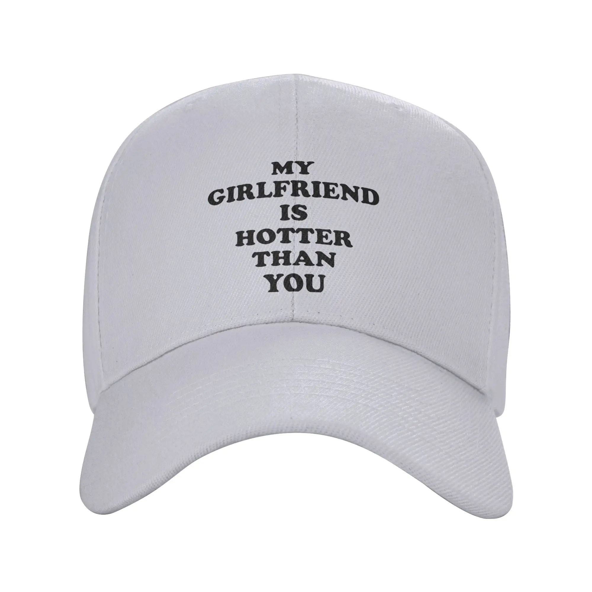 Mi novia es más guapa que tú Gorra de béisbol Sun Baseball Cap, gorra de camionero moderna de verano para hombre, gorra snapback para adultos para gimnasio al aire libre