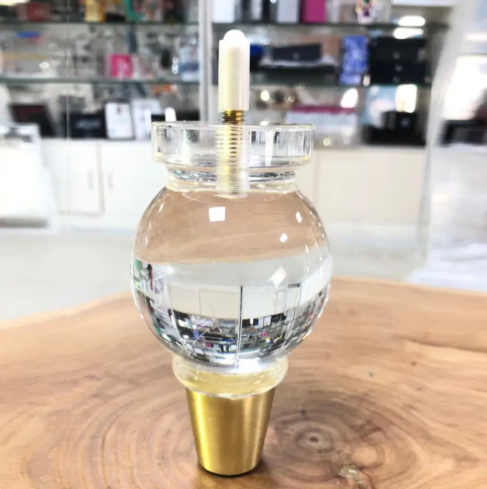 Acrlic Transparency Crystal Color Ball Shape Art Sofa Leg 75*130mm 4 pezzi