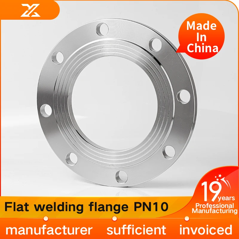 

Ascendport 304 stainless steel flange PN10 flat welding flange national standard welding non-standard customized dn50 80 100