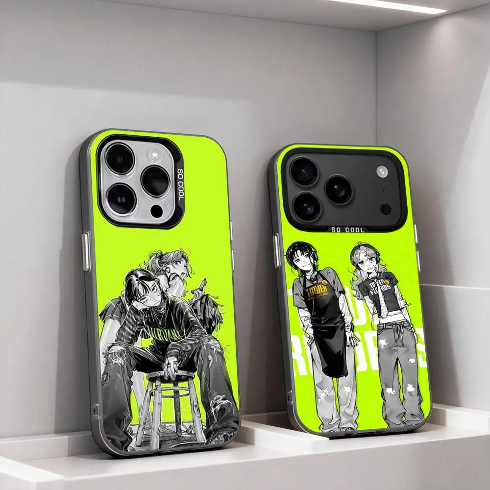 

Cute A-Aya O-Osawa Phone Case For iPhone 17,16,15,14,13,12,11,Pro,XS,Max,Plus,Mini,SE4,E IMD Matte Black