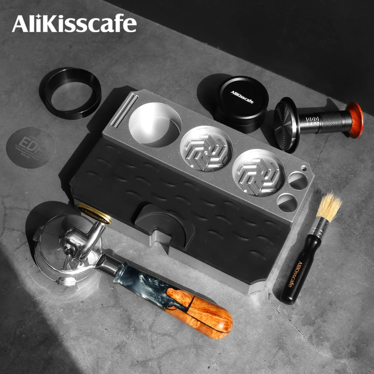 Coffee Tamping Station 51mm 54mm 58mm Portafialter Holder Stand Mat For Delonghi Breville E61 Espresso Accessories Barista Tools