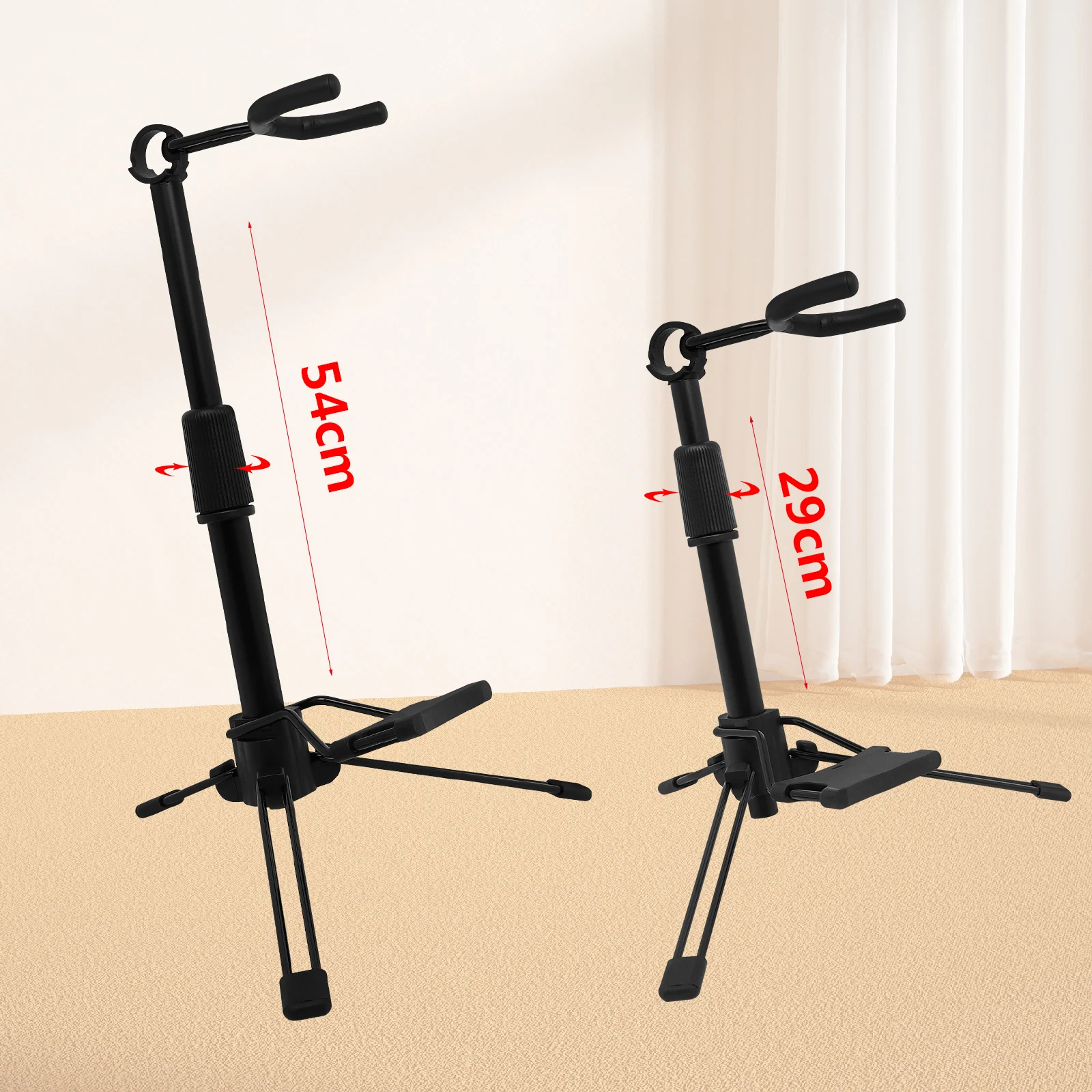 Portable Universal Foldable Digital Stand, Adjustable, Gathered Floor, Violin, Ukulele, Banjo, Saxophone, Music Accessories