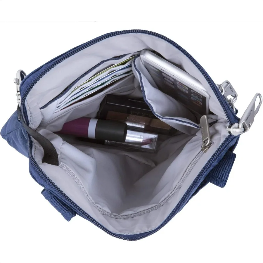 Travelon Antitheft Classic Slim Double Zip Crossbody