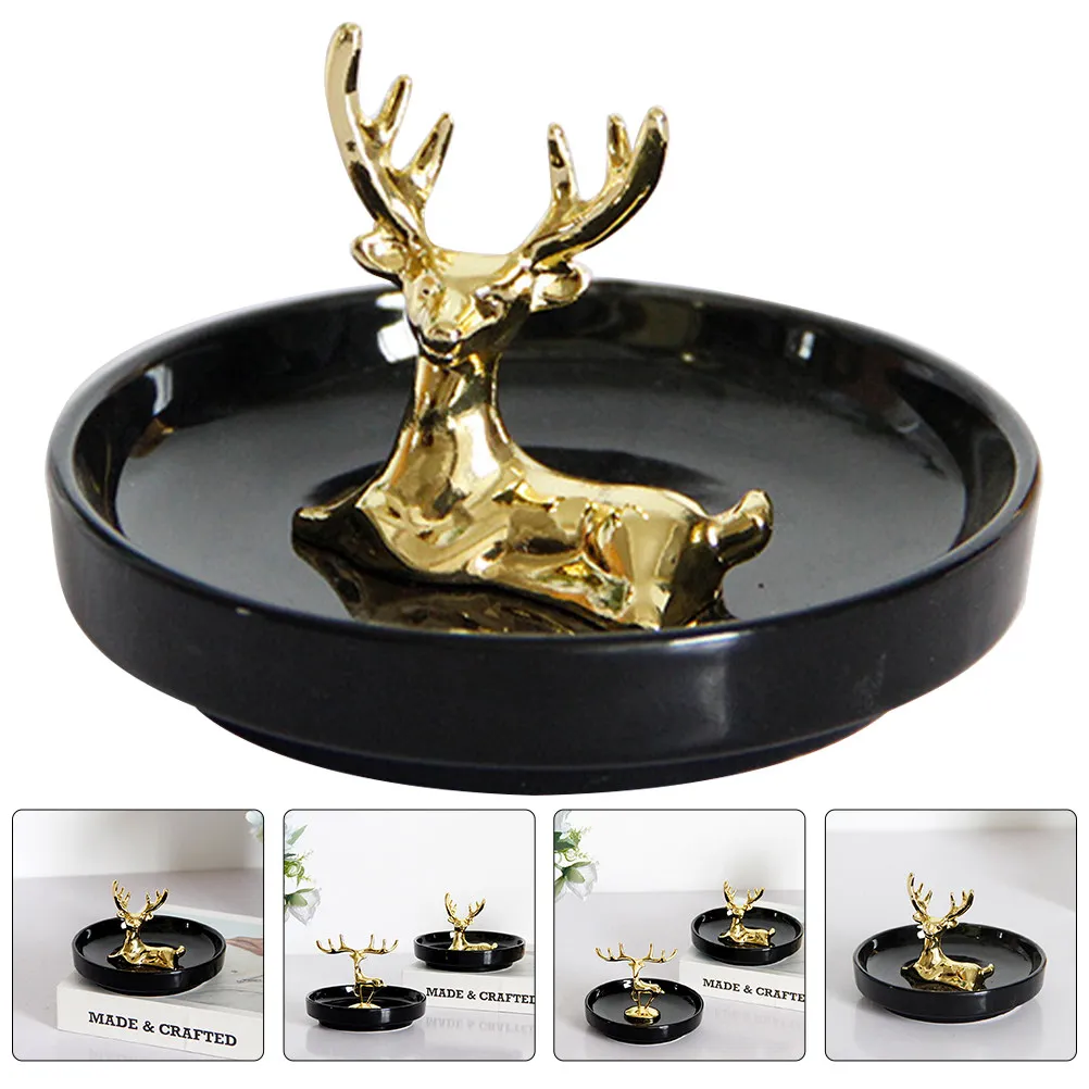 Ceramic Elk Tray De…