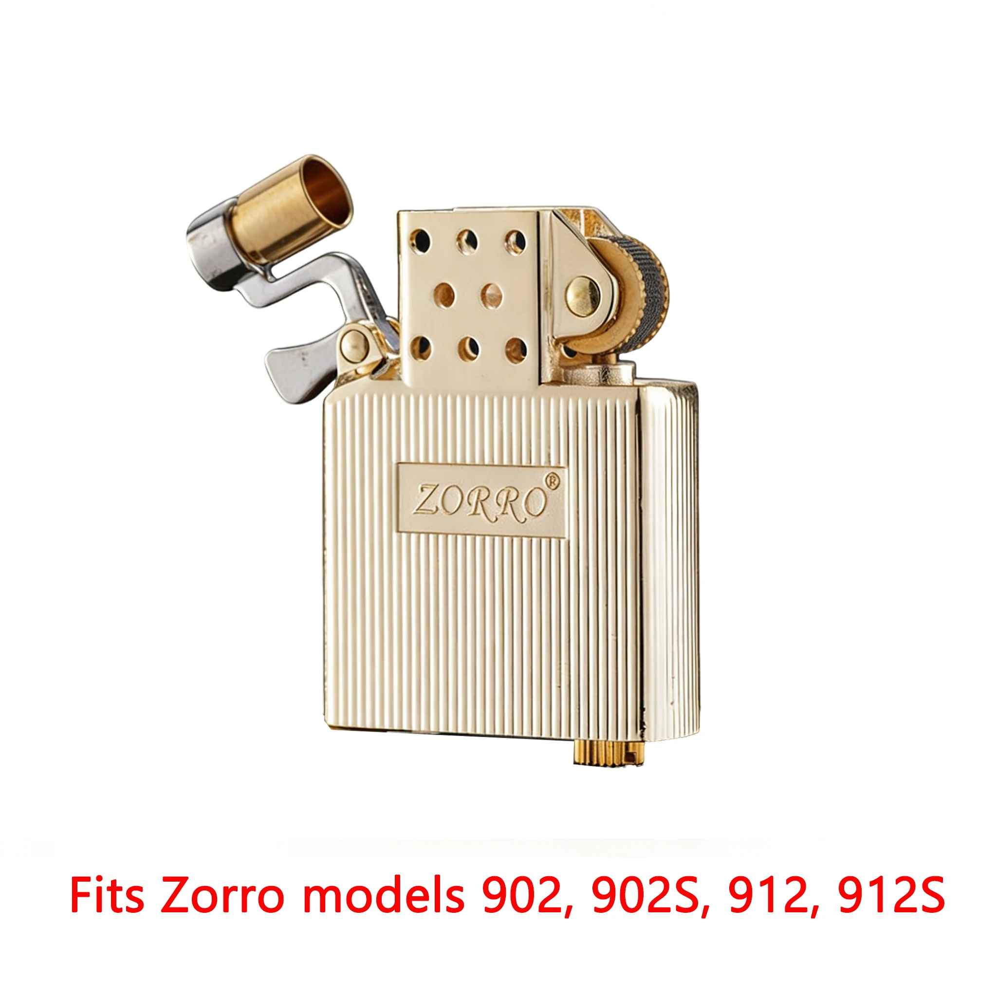 2026 Zorro brander & gas insert voor 902 902s 912 912s winddichte olietank 8 winddichte gaten upgrade scherpe vuurwiel insert - afbeelding 1