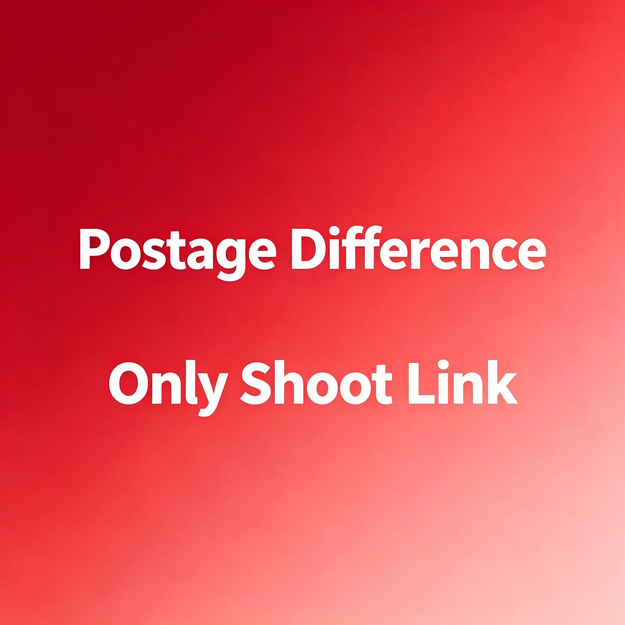 Postage supplement, shipping cost as much as you want to shoot.