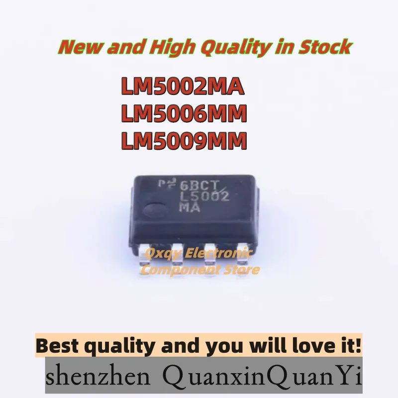 10pcs LM5002MA L5002MA LM5006MM SZLB LM5009MM SLLB MSOP-8 Switching Regulator IC