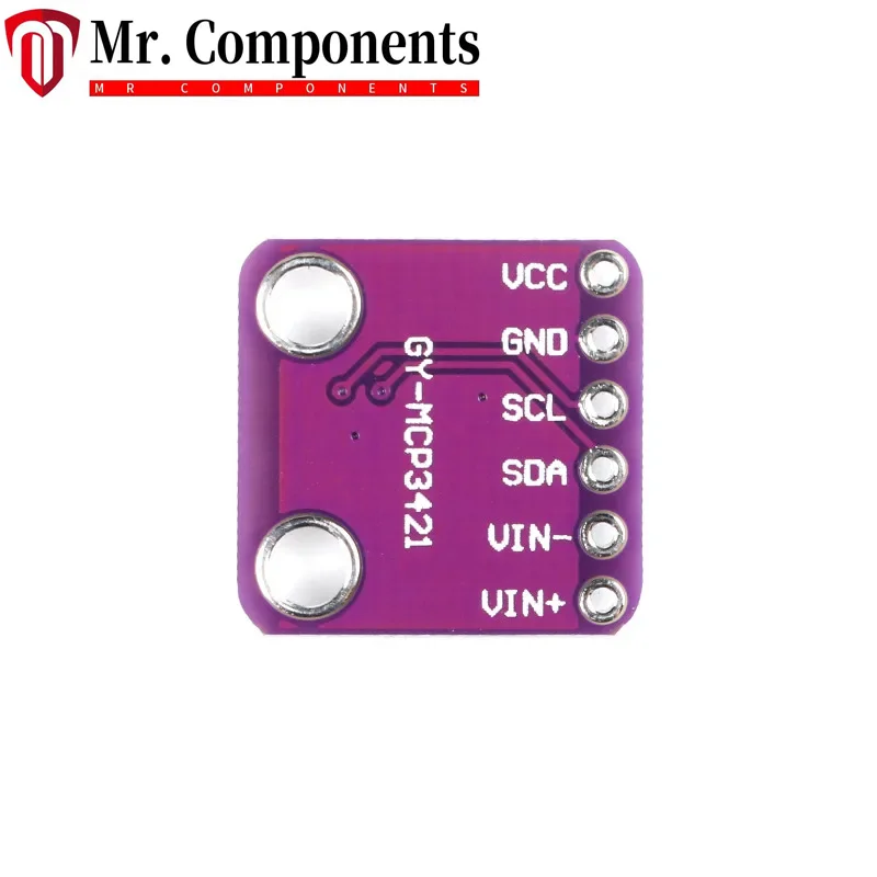 1PCS MCP3421 I2C SOT23-6 delta-sigma ADC Evaluation Module Board For PICkit Serial Analyzer Module GY-MCP3421 In stock