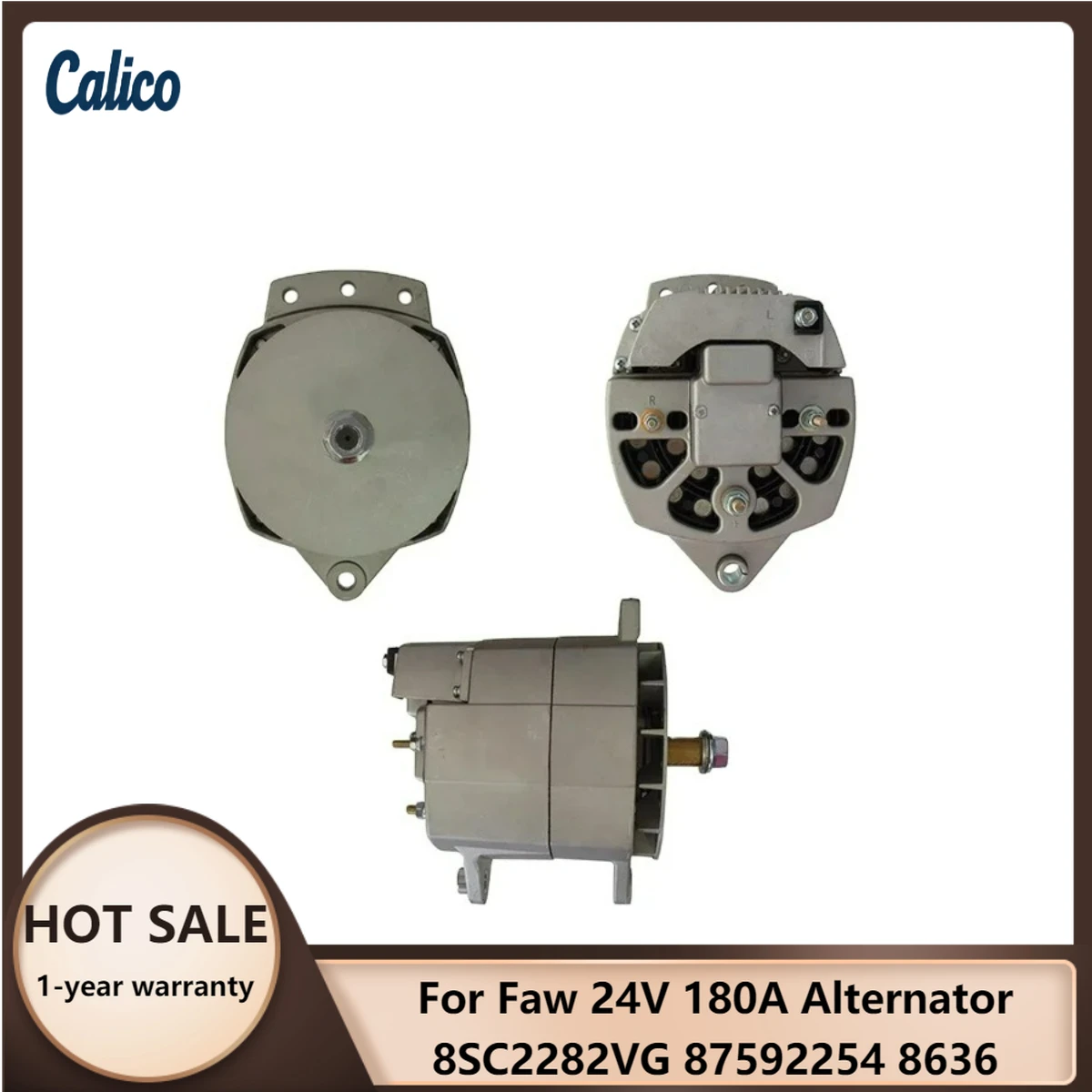 

Factory Direct Sales Are Suitable for Faw 24V 180A Alternator 8SC2282VG 87592254 8636