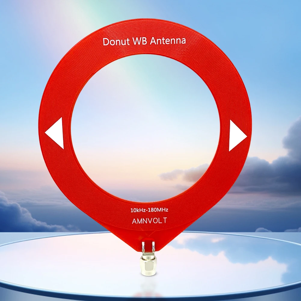 10 كيلو هرتز-180 ميجا هرتز دونات MW/SW هوائي متوسط الموجة هوائي الموجة القصيرة لجميع موديلات أجهزة الراديو وأجهزة الاتصال اللاسلكية SDR #4