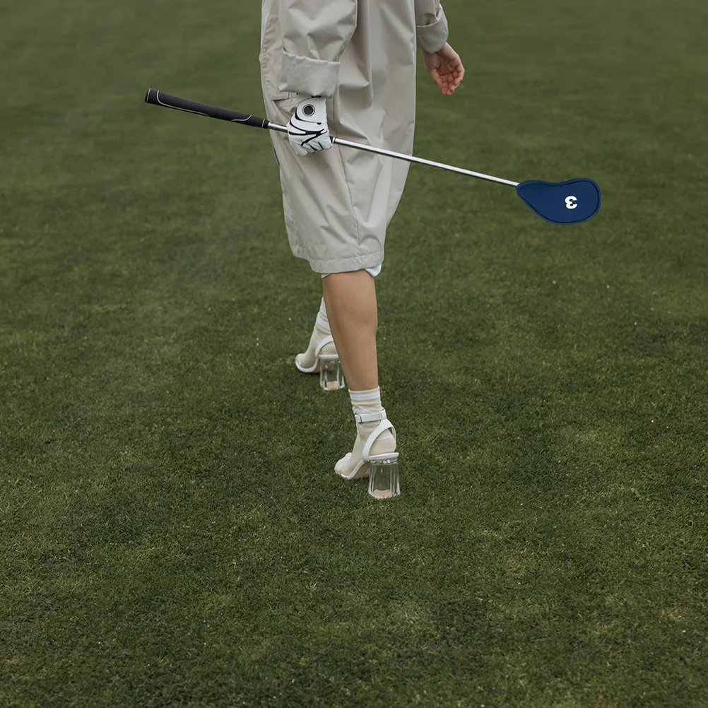 

11Pcs Golf Club Covers Thickened Iron Headcovers Portable Club Protectors Professional Dustproof Golfing